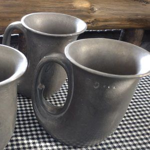 FOUR Wilton Co. VINTAGE Armetale® Beer/Ale Tavern Mugs Barware Set
